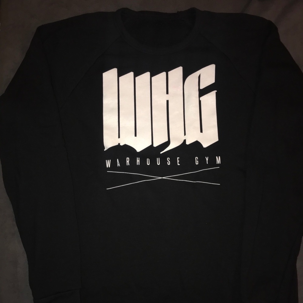 Warhouse gym crew neck sweatshirt
